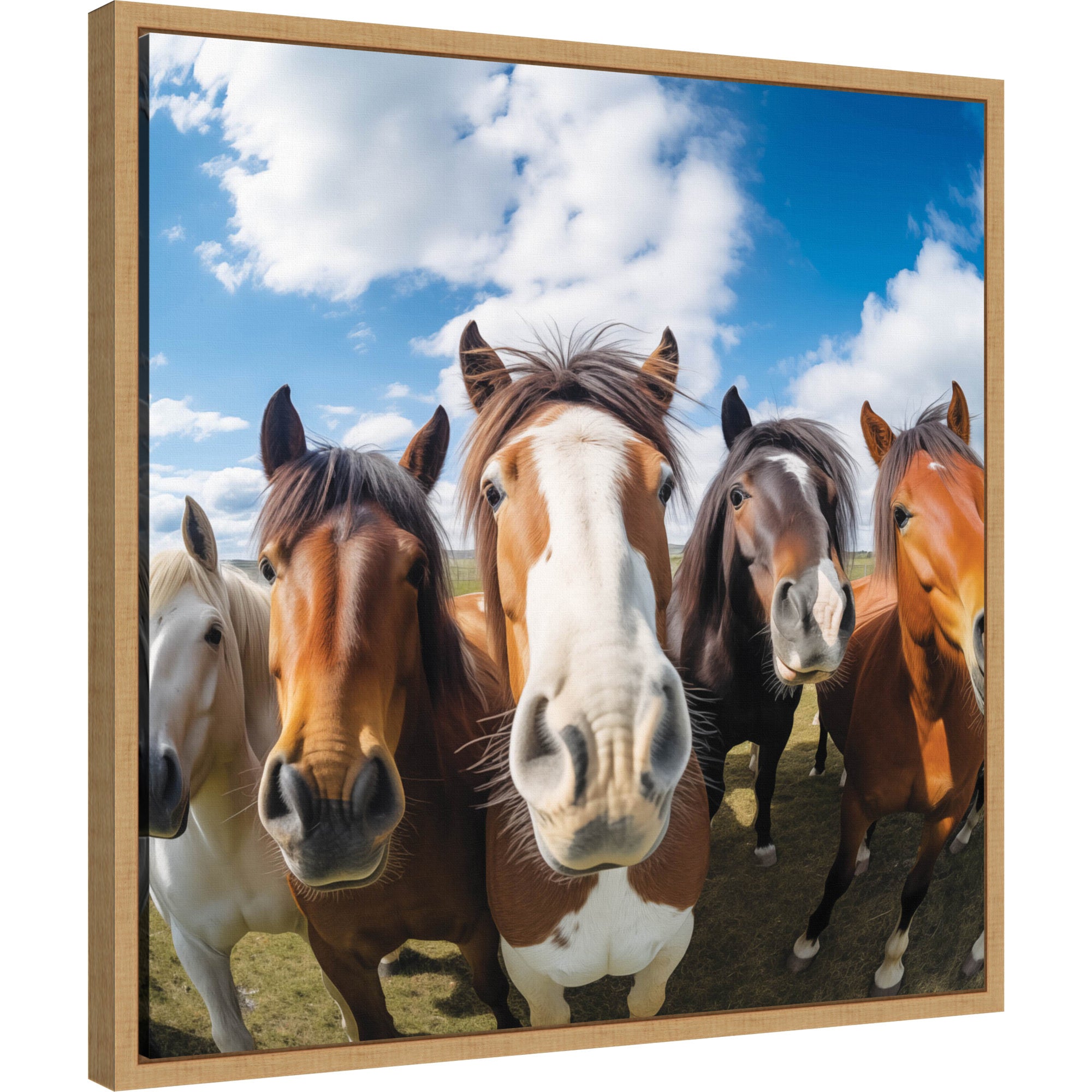 Funny Horse Selfie by The Creative Bunch Studio