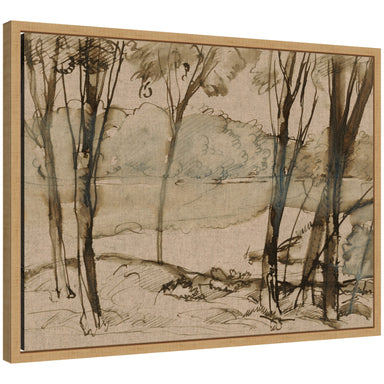 Framed Canvas 24x18 Sylvie Natural 1