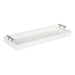 Single Tray White Silver 10x24 1