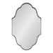 Scallop Mirror Silver 23x37 2