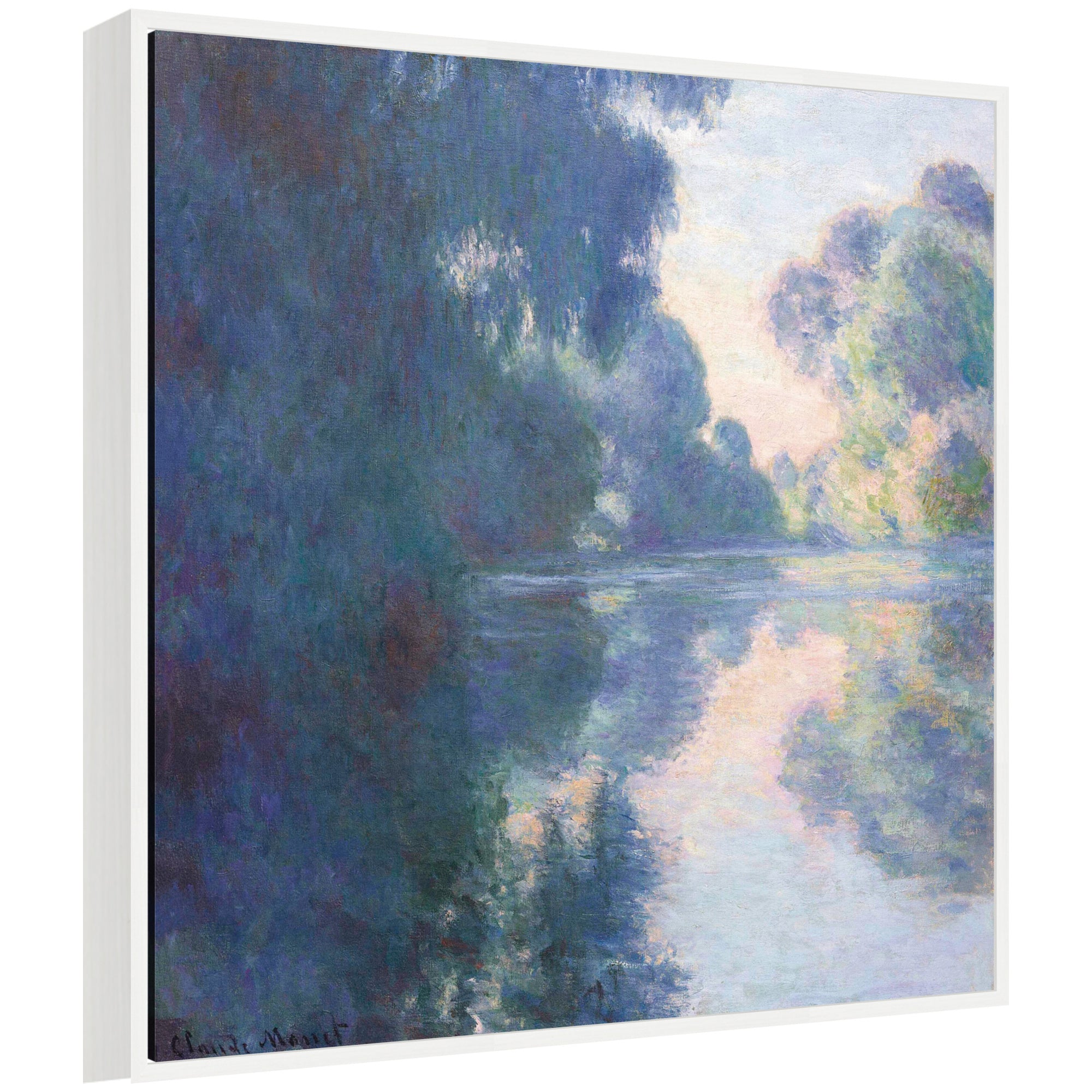 Framed Canvas 30x30 Sylvie White 1