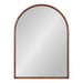 Arch Mirror Walnut Brown 24x32 5