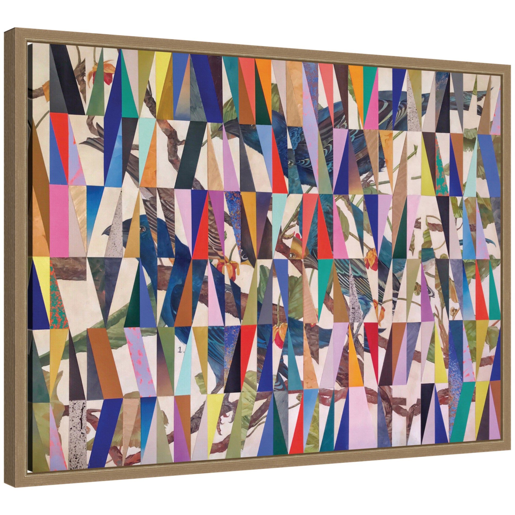 Framed Canvas 24x18 Sylvie Dark Gold 1