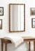 Rectangle Mirror 23x34 Rustic Brown 6