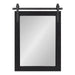 Rectangle Mirror Black 18x26 2