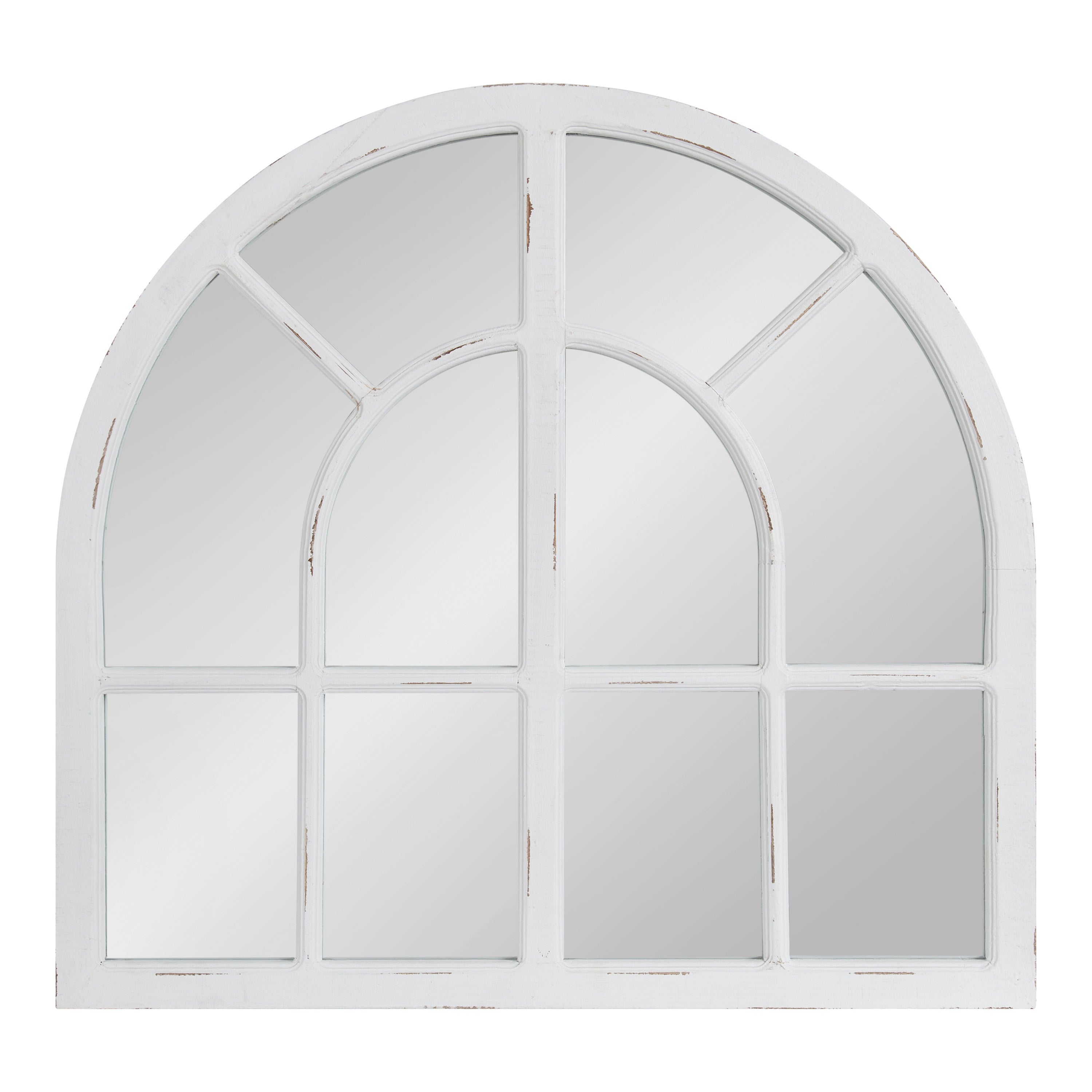 Windowpane Mirror White 30x29 2