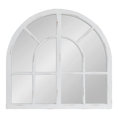 Windowpane Mirror White 30x29 2