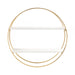 Accent Shelf White Gold 24" Diameter 4
