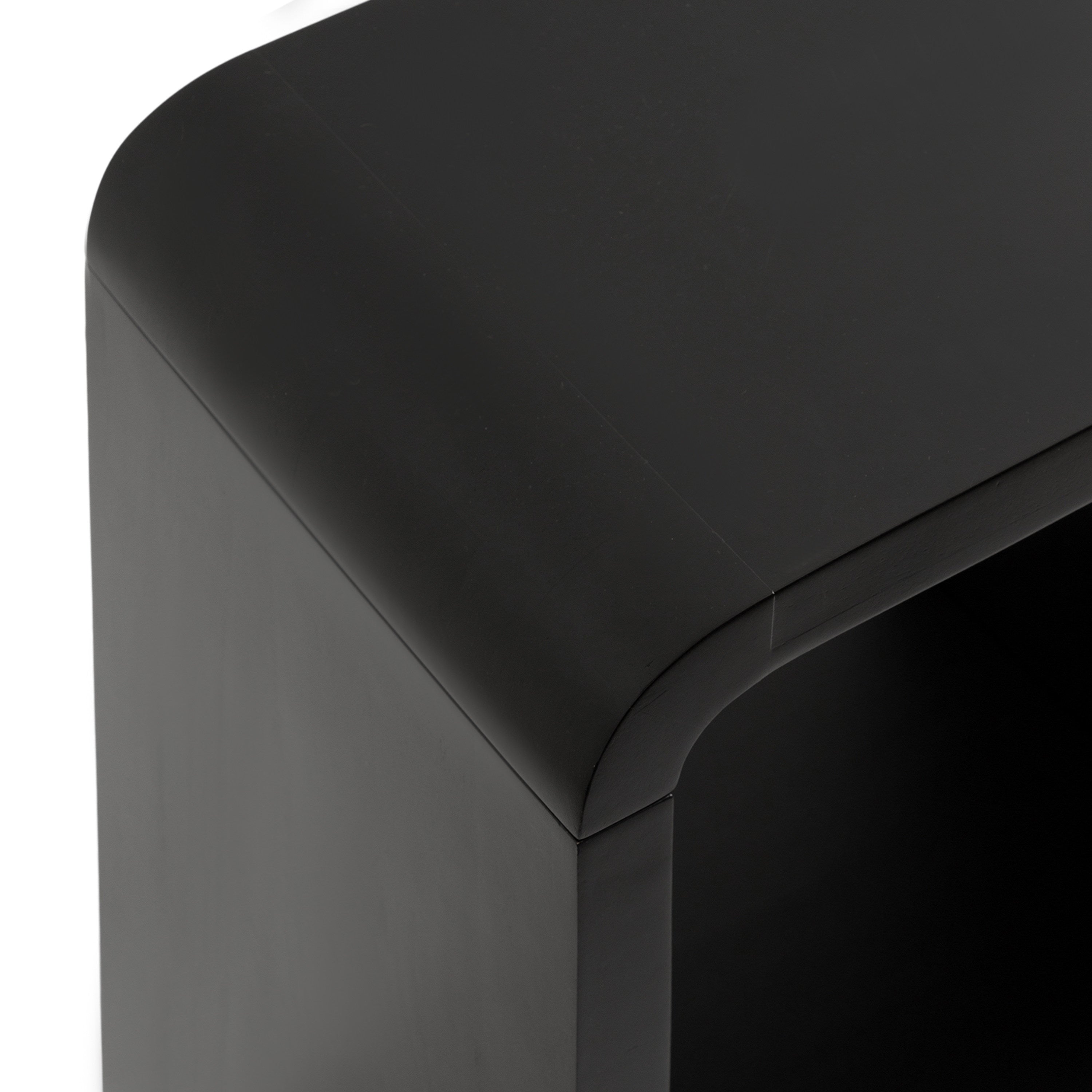 Side Table Black 16x12x24 3