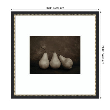 Framed Art 26x26 Belmont Black 2