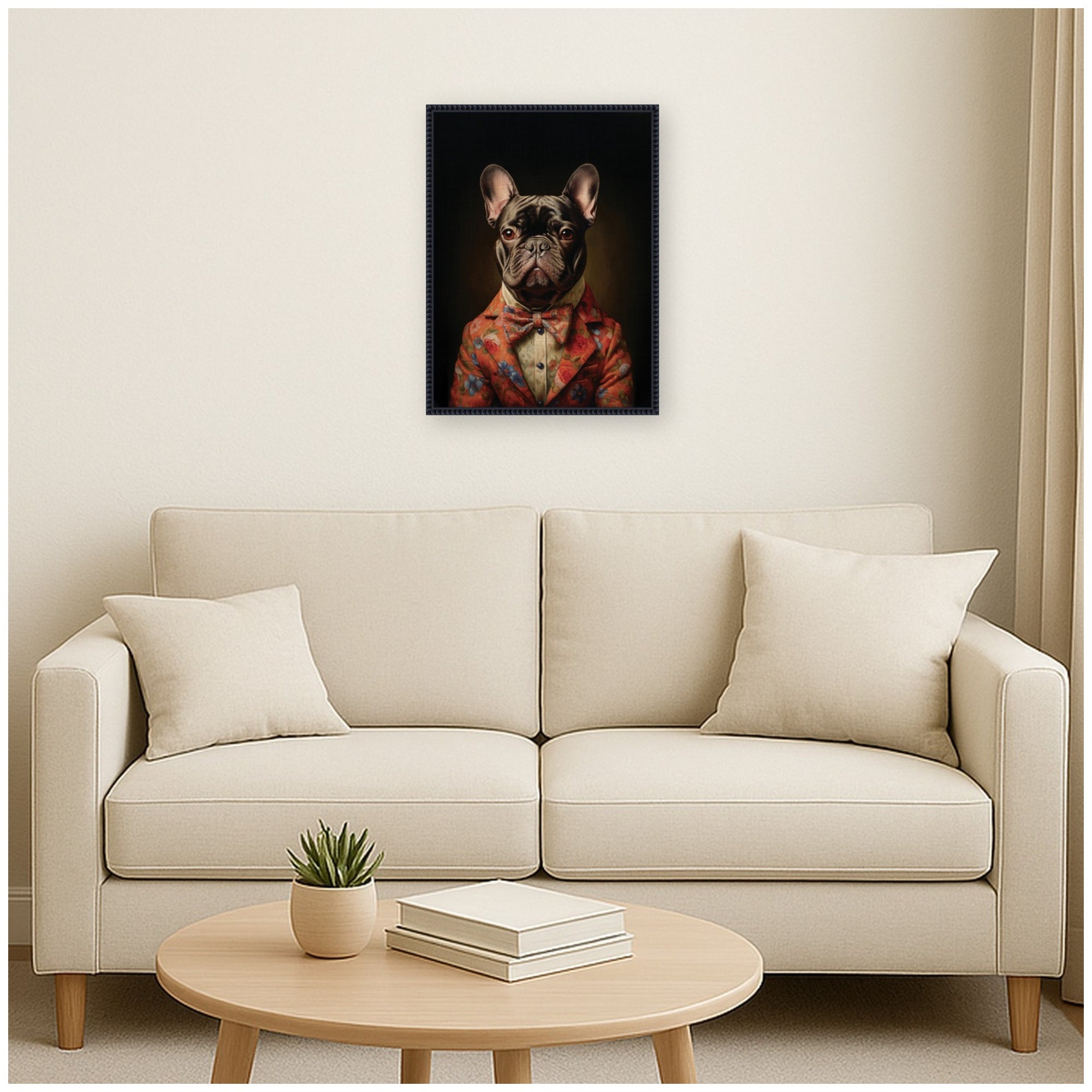 Framed Canvas 18x24 Sylvie Beaded Black 5