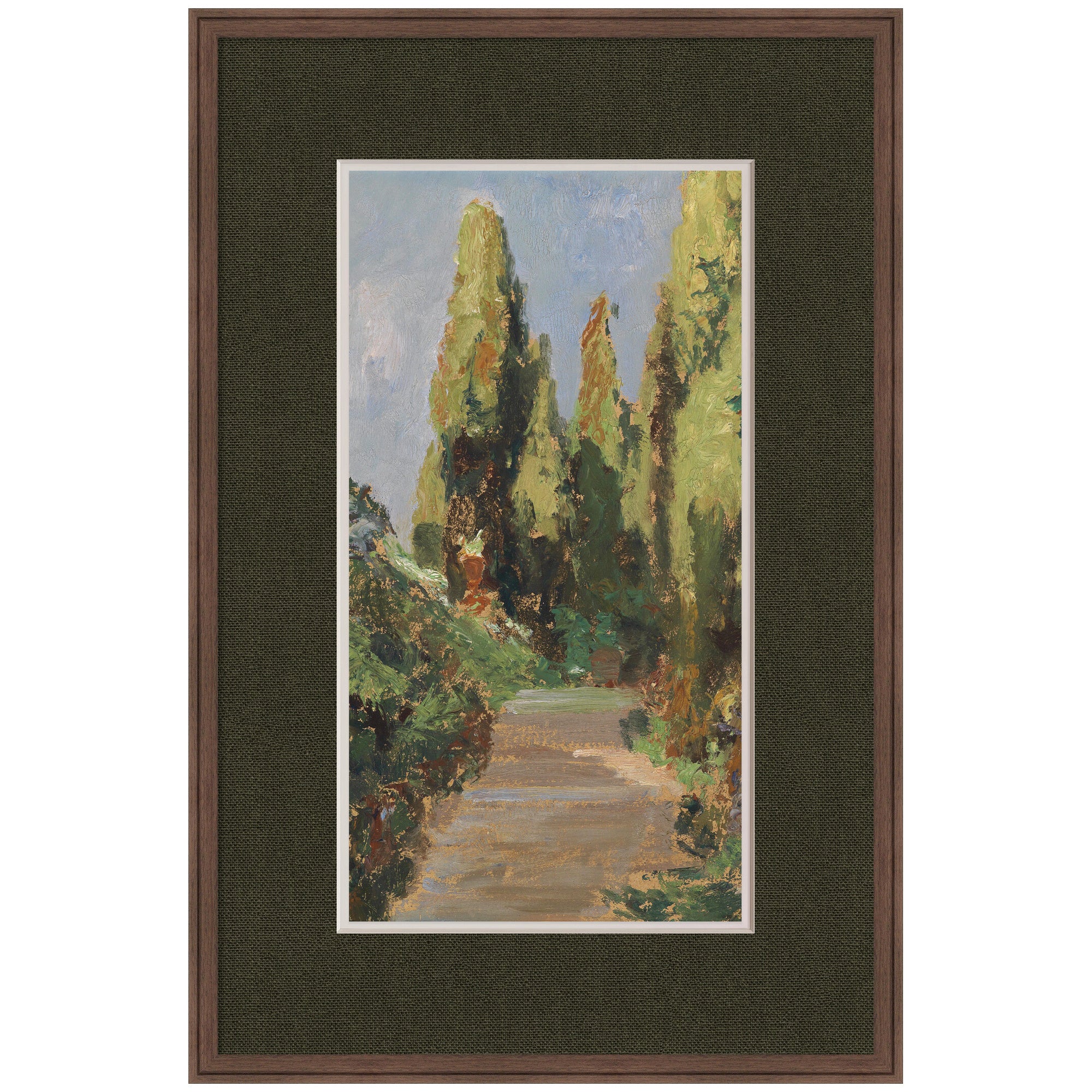 Framed Art 28x42 Florence Medium Brown 1
