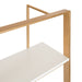 Accent Shelf 15x32 White Gold 5