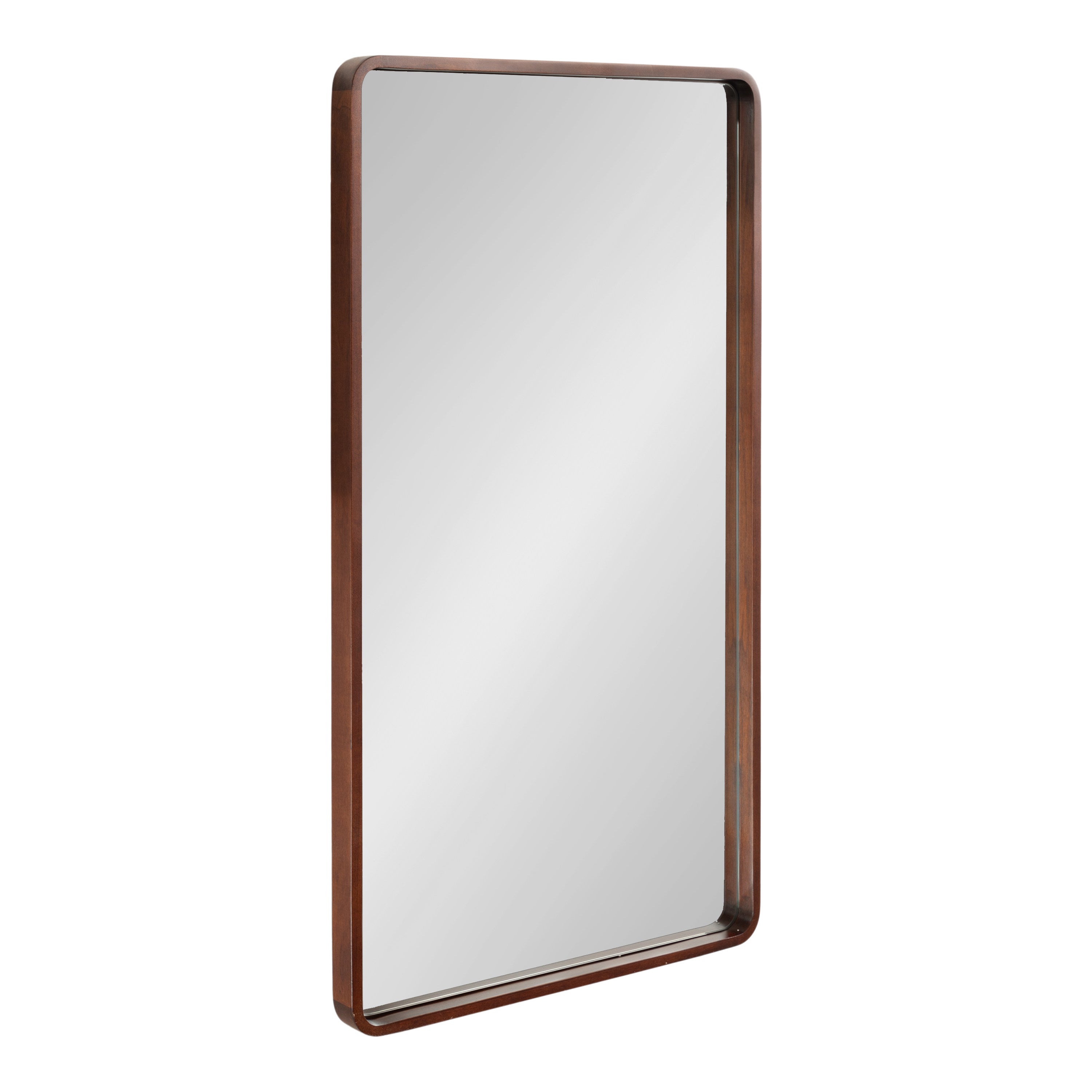 Rectangle Mirror Dark Brown 20x36 1