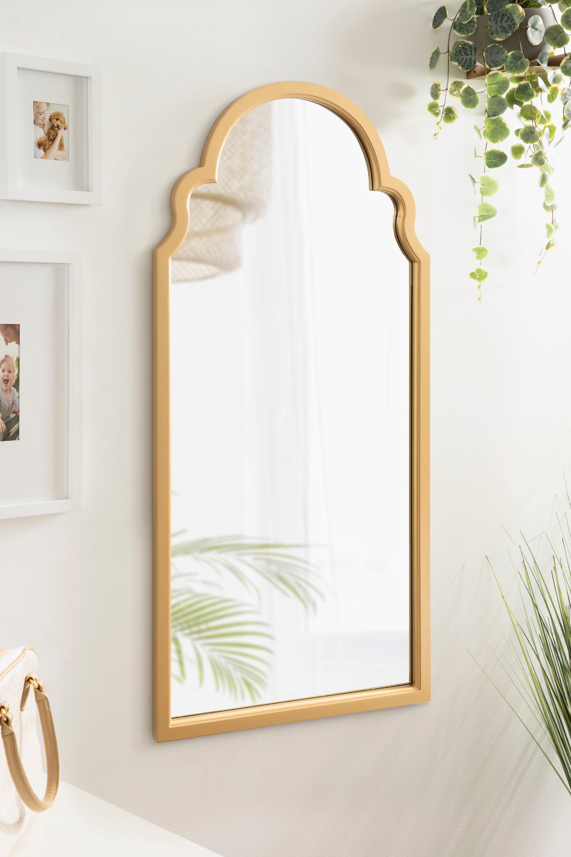 Arch Mirror Gold 24x48 6
