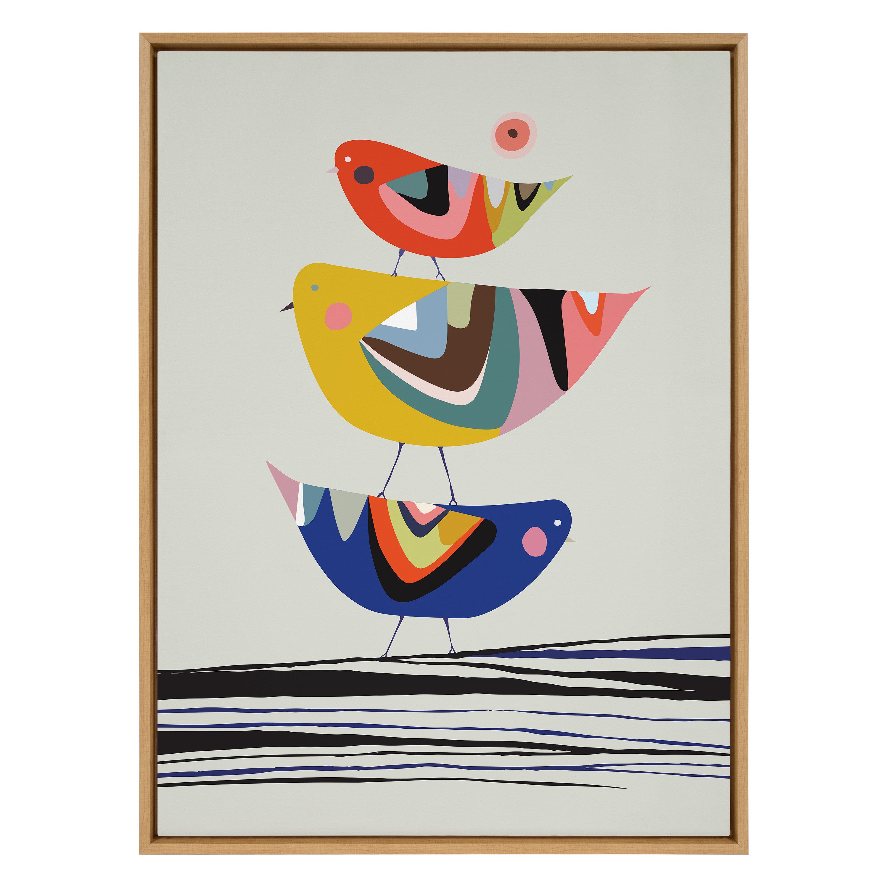 Framed Canvas Sylvie Natural 31.5x41.5 2