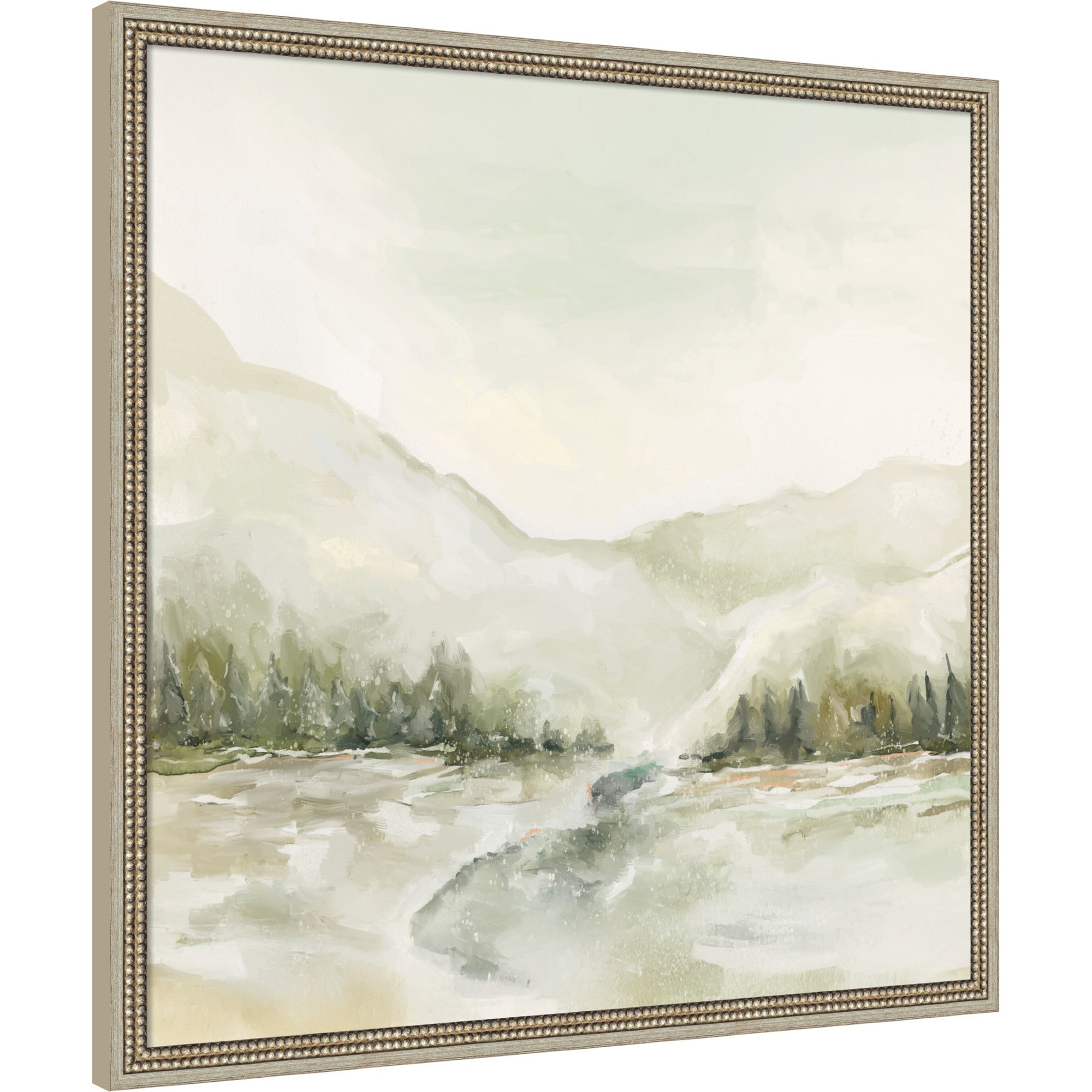 Mounted Canvas Castellan Silver 32x32 1