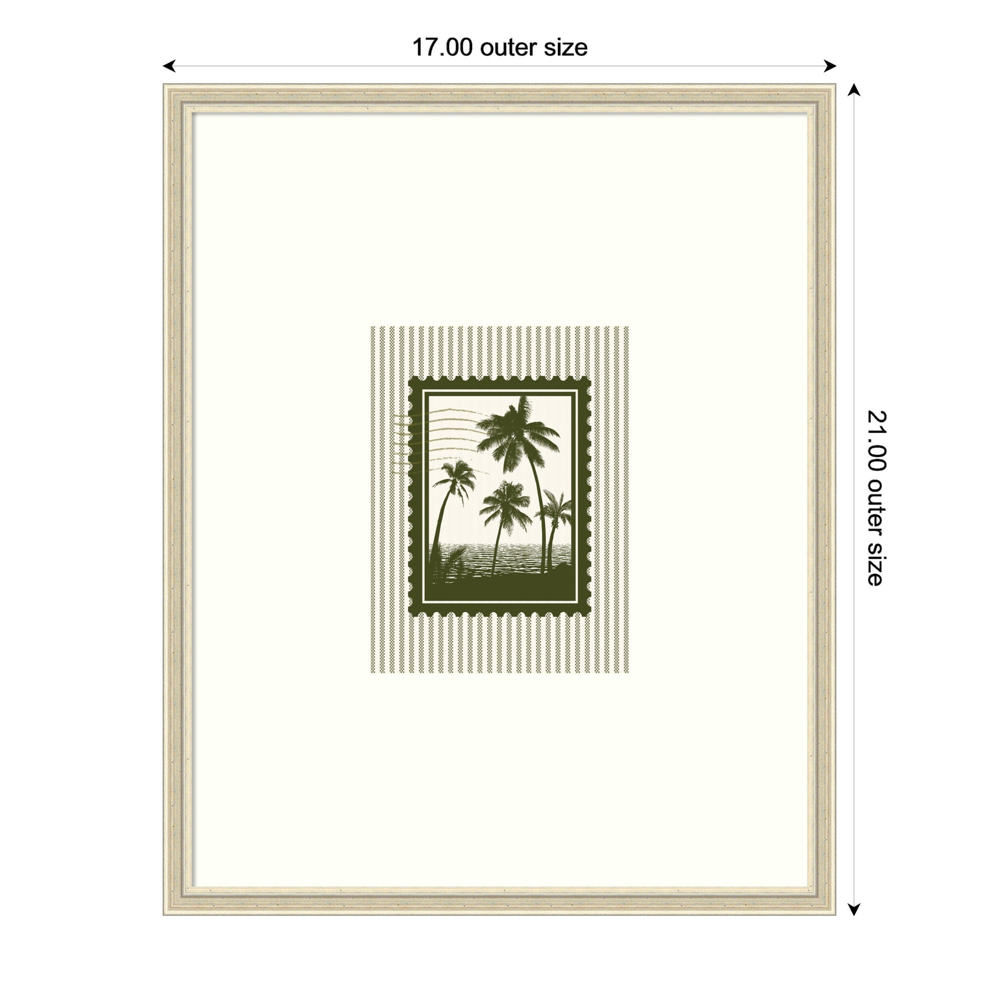 Framed Art 17 x 21 Edith Silver 2