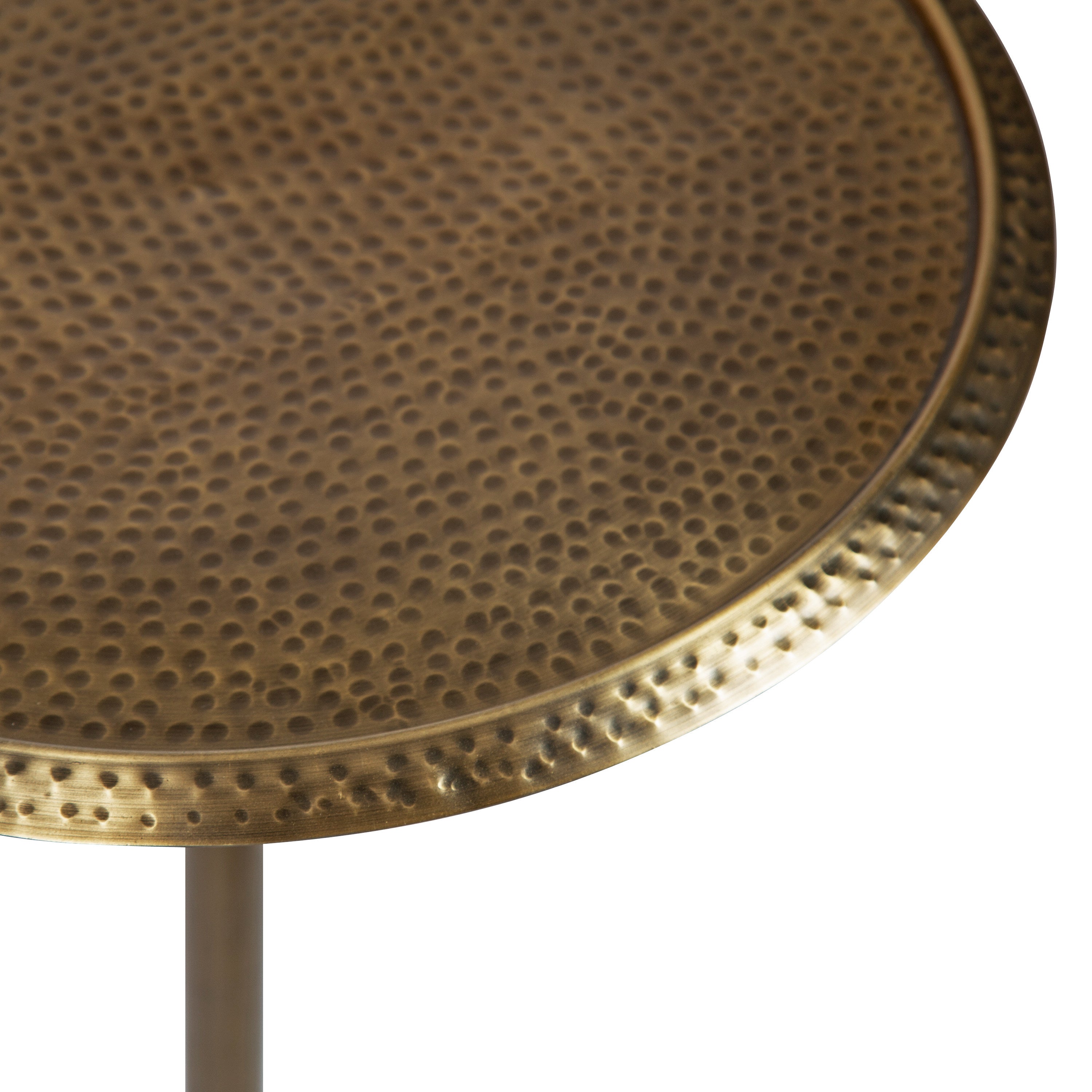 Side Table Gold 15x15x24 4