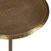 Side Table Gold 15x15x24 4
