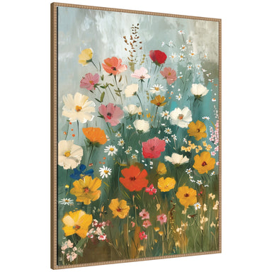 Framed Canvas 32x42 Sylvie Beaded Rustic Natural 1