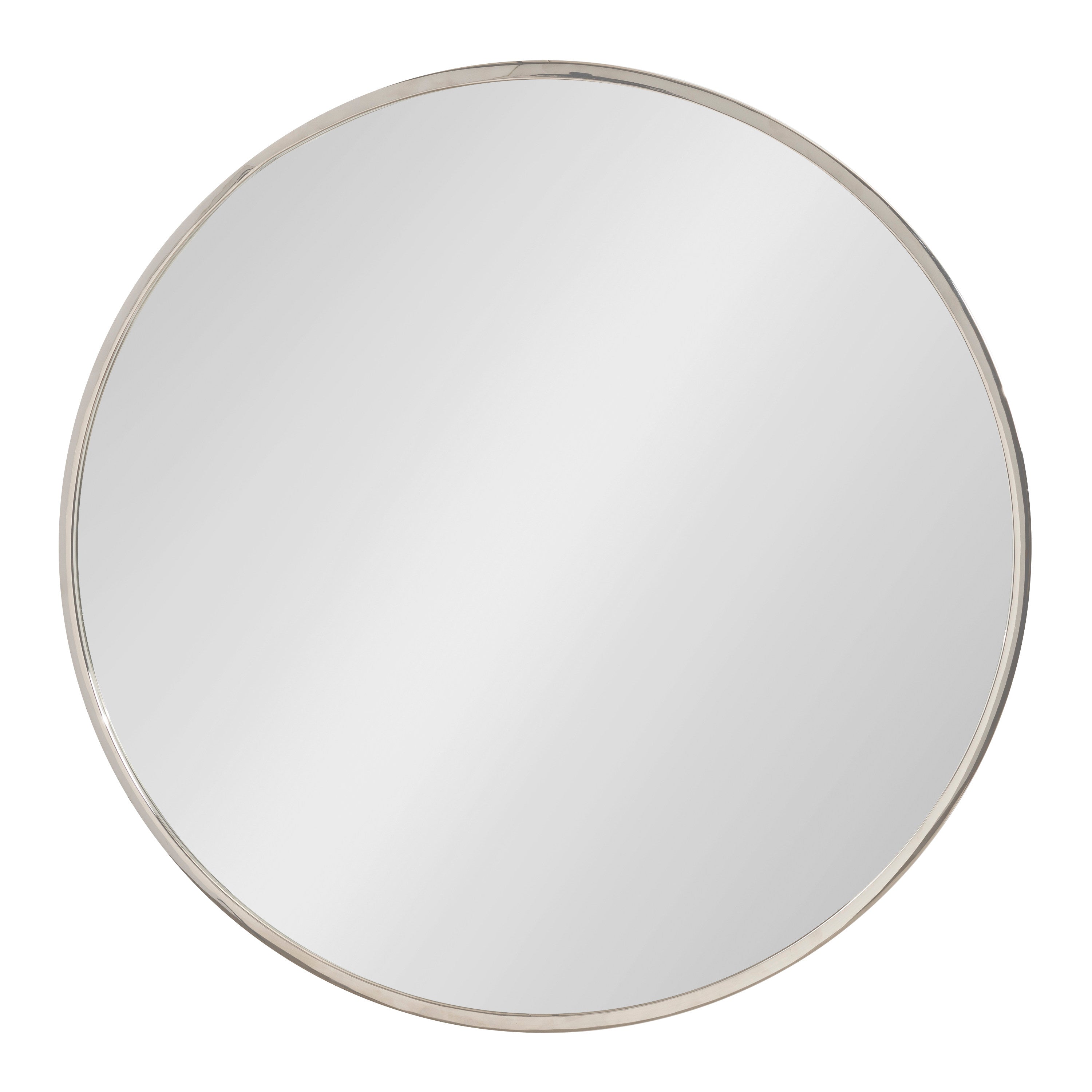 Round Mirror Silver 24" Diameter 2