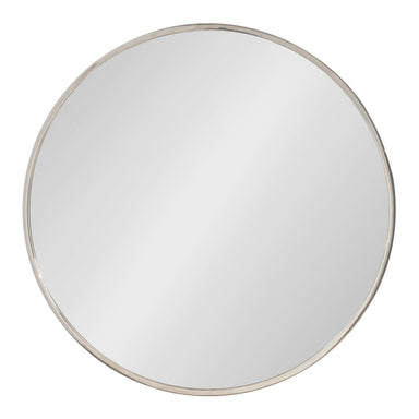 Round Mirror Silver 24" Diameter 2