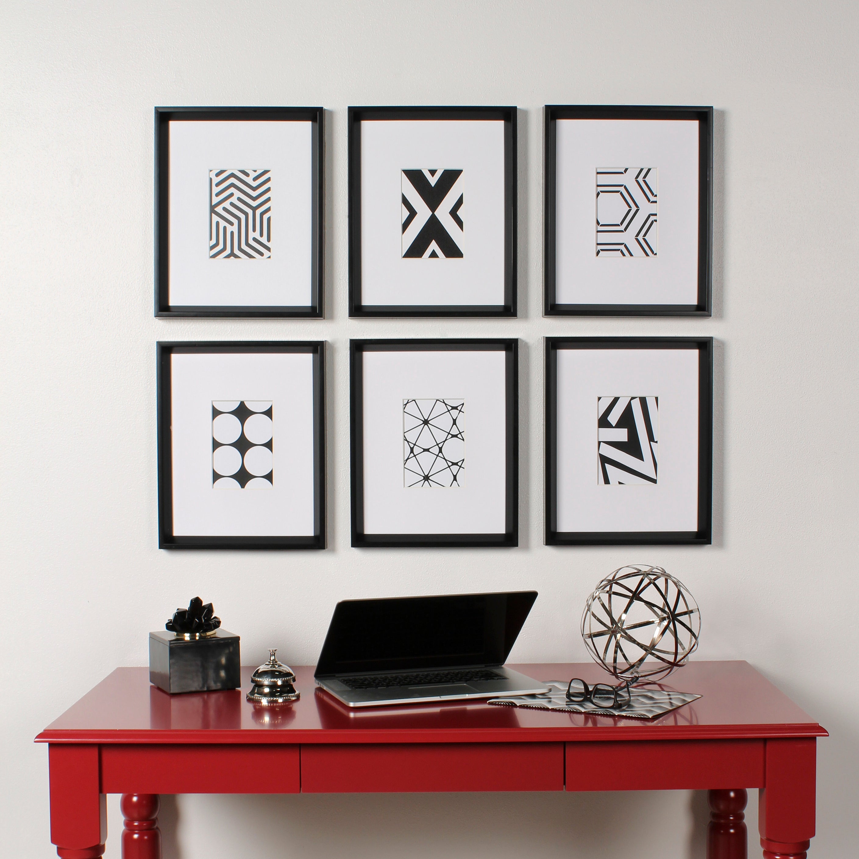 Art Set Black 6 Piece 13 in. x 16 in. 1