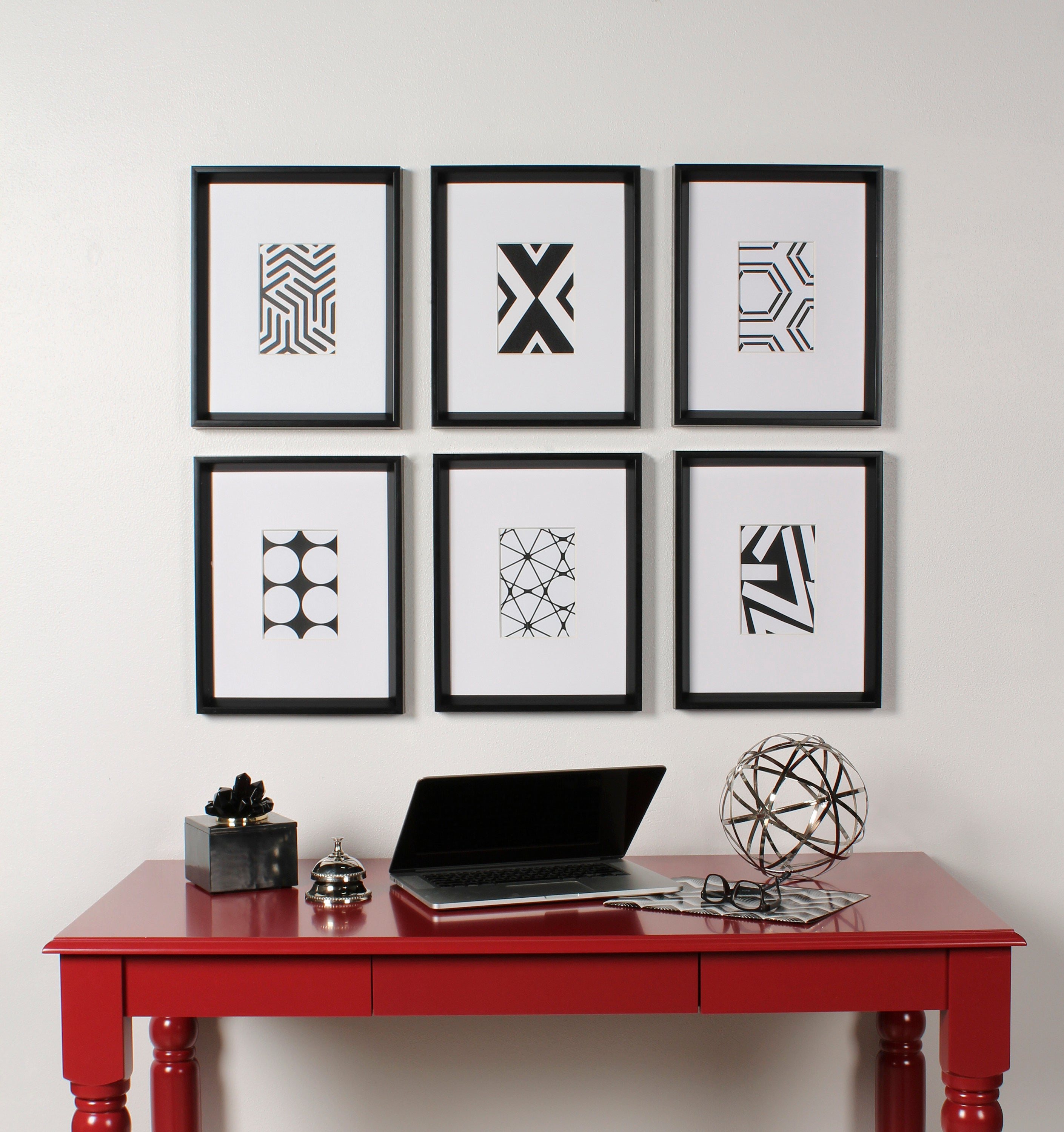 Art Set Black 6 Piece 13 in. x 16 in. 1