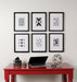 Art Set Black 6 Piece 13 in. x 16 in. 1