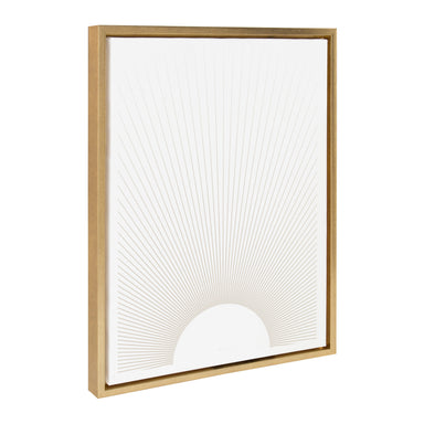 Framed Canvas Sylvie Bright Gold 18x24 1