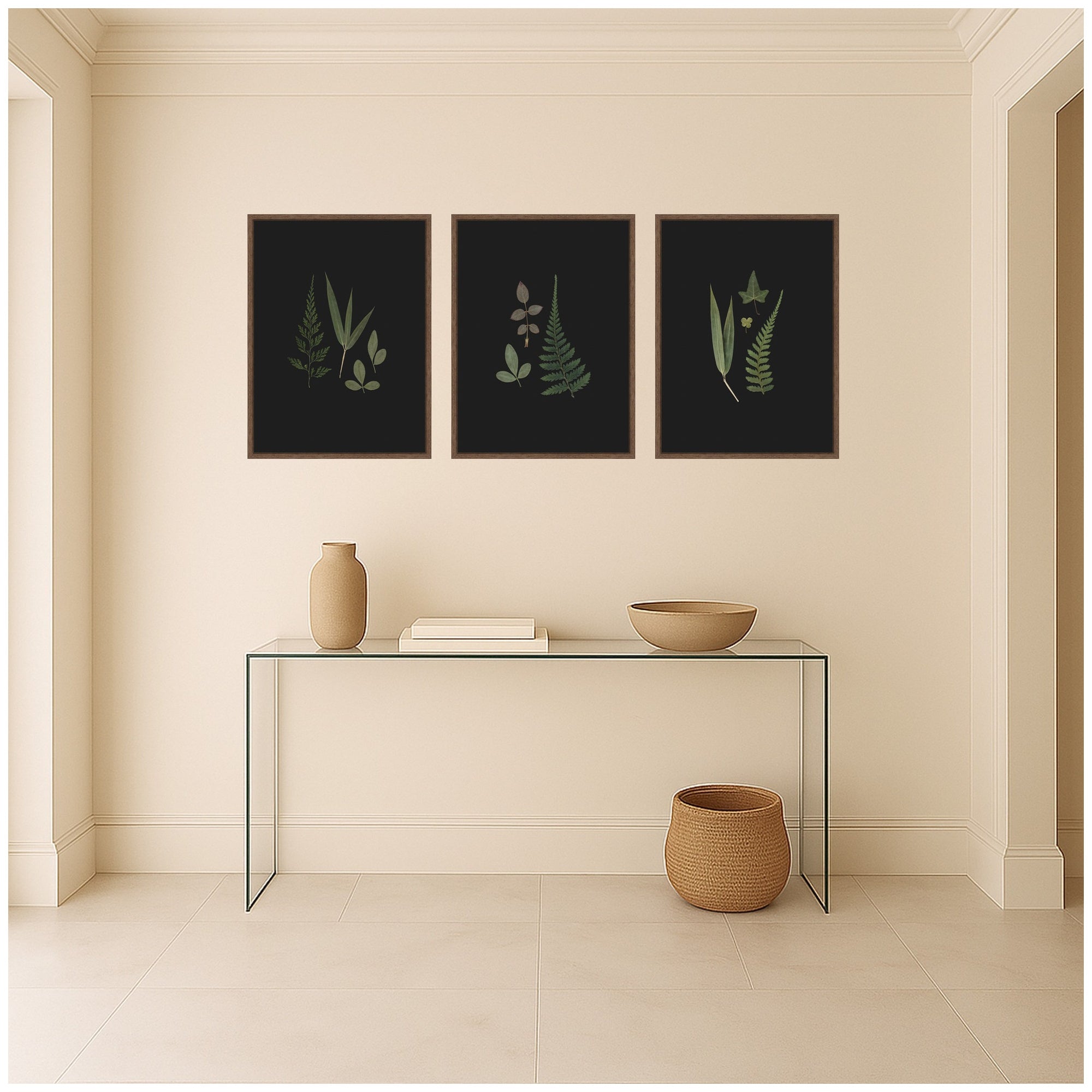 Art Set 3 Piece Set 18x24 Sylvie Walnut 6