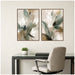 Framed Canvas Sylvie Walnut 2 Piece Set 23x33 6