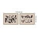 Framed Canvas Sylvie Dark Gold 2 Piece Set 18x24 2