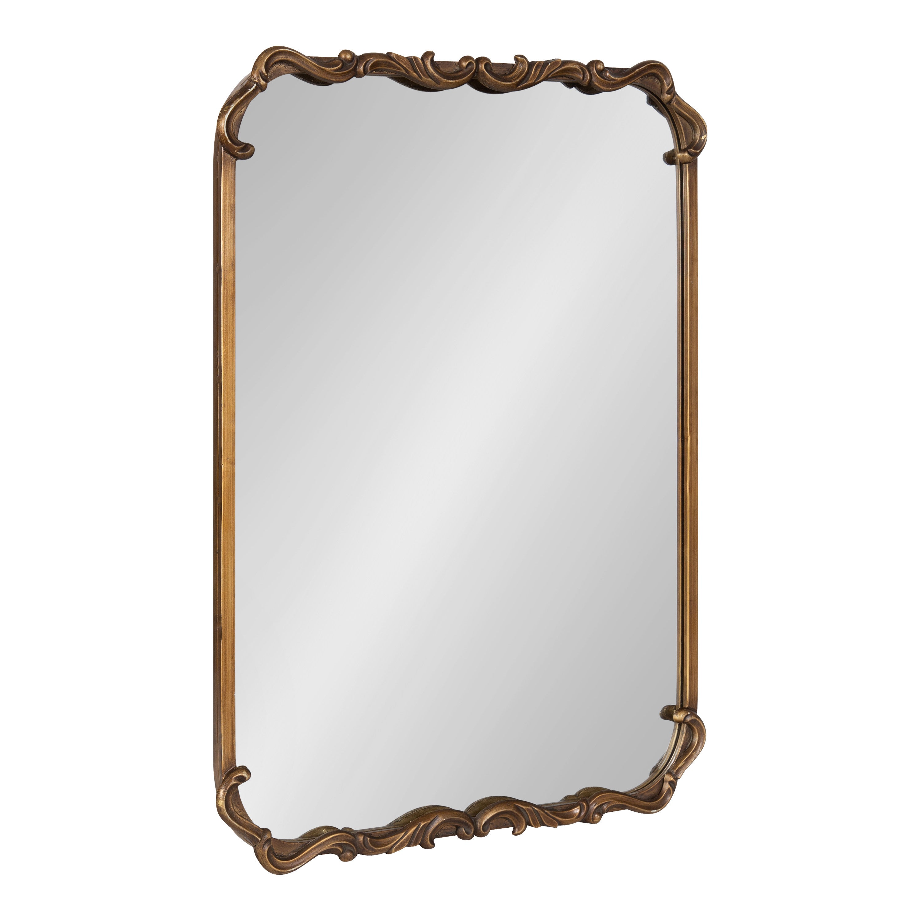 Rectangle Mirror Gold 20x27 1