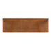 Accent Shelf 15x32 Walnut Brown Gold 6