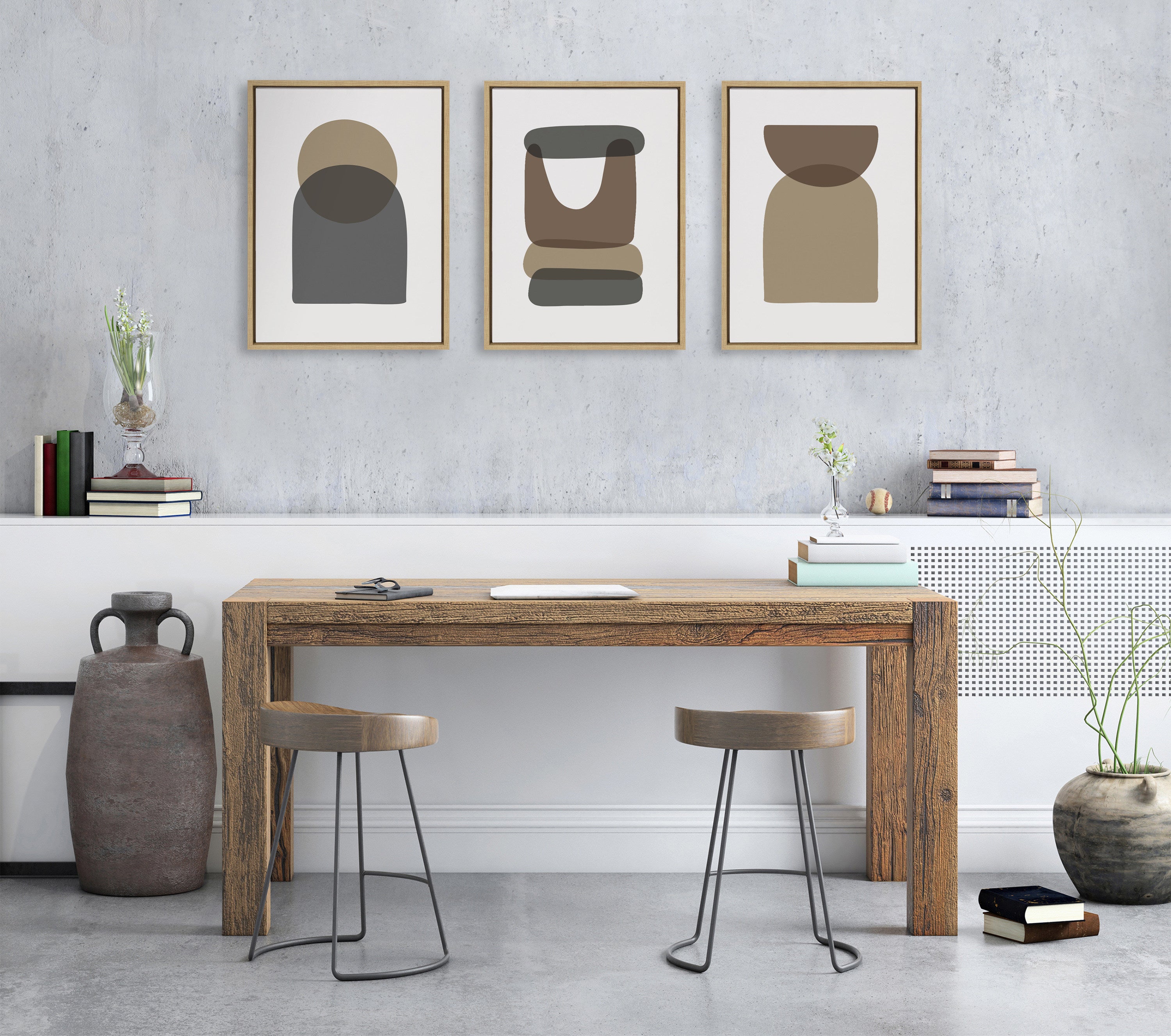 Art Set 3 Piece Set 18x24 Sylvie Natural 5