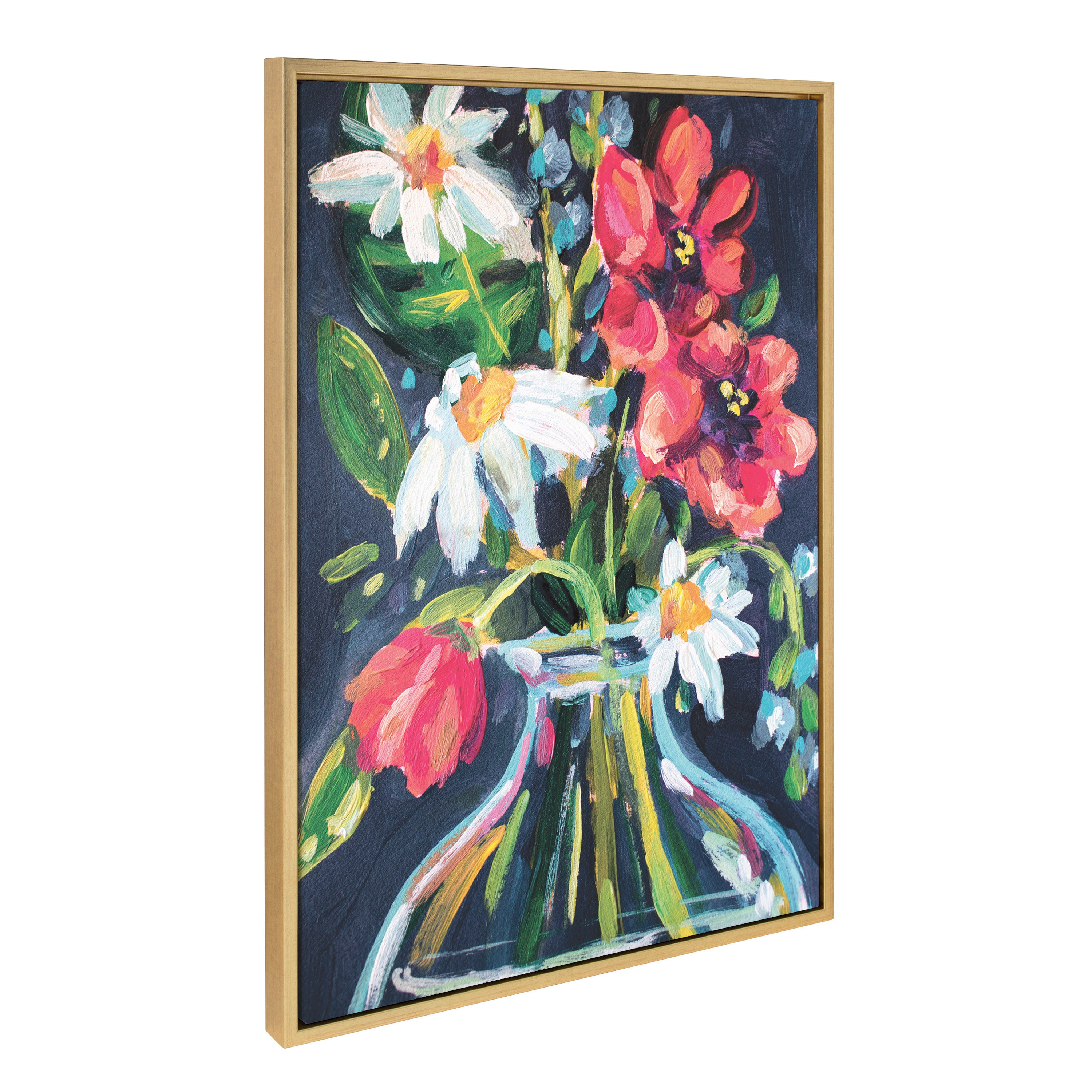 Framed Canvas 23x33 Sylvie Bright Gold 2