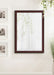 Rectangle Mirror Cherry 28x40 6
