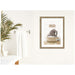 Framed Art Woodgrain Stripe Mocha 20x26 7