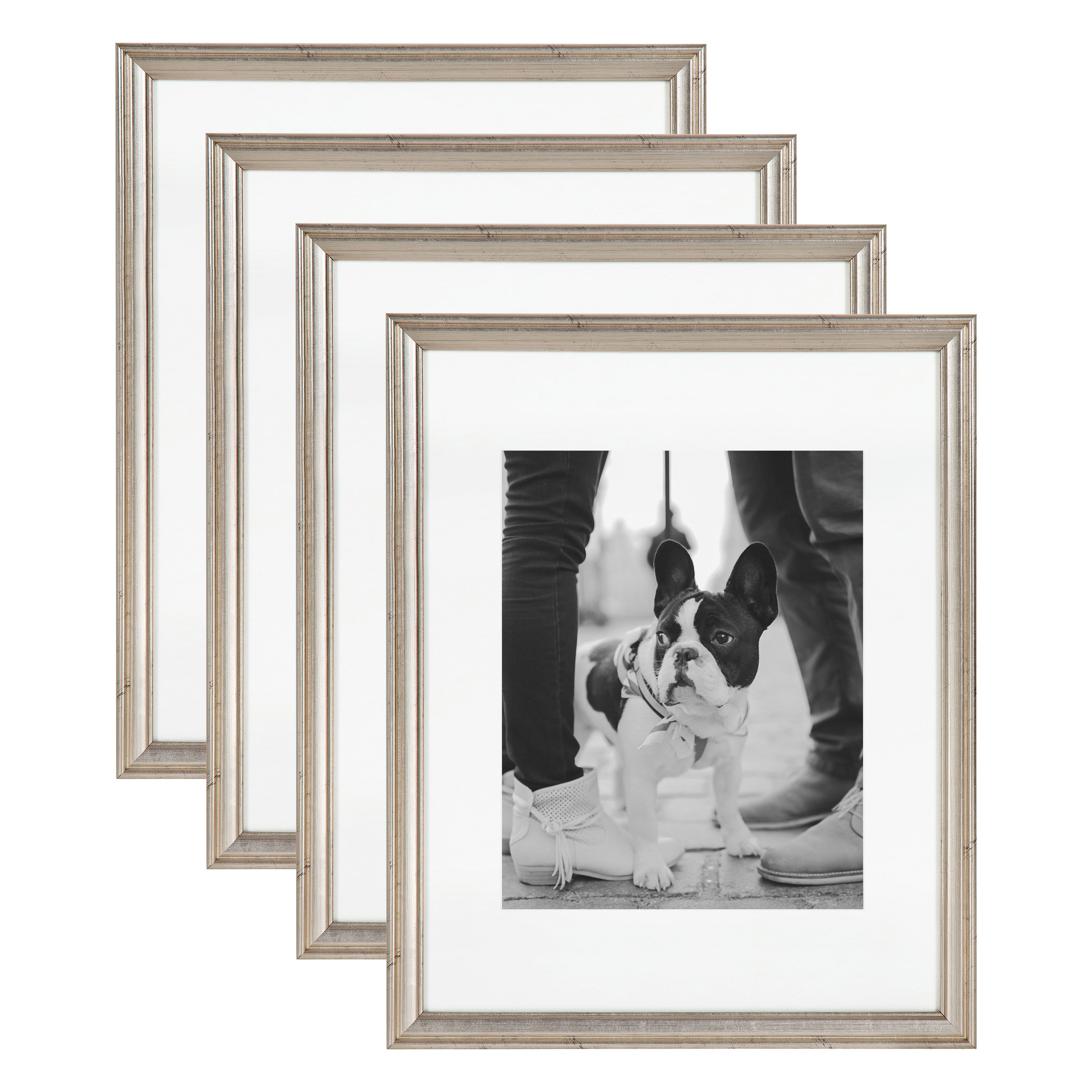 Wall Frame Silver 11x14 matted to 8x10 1