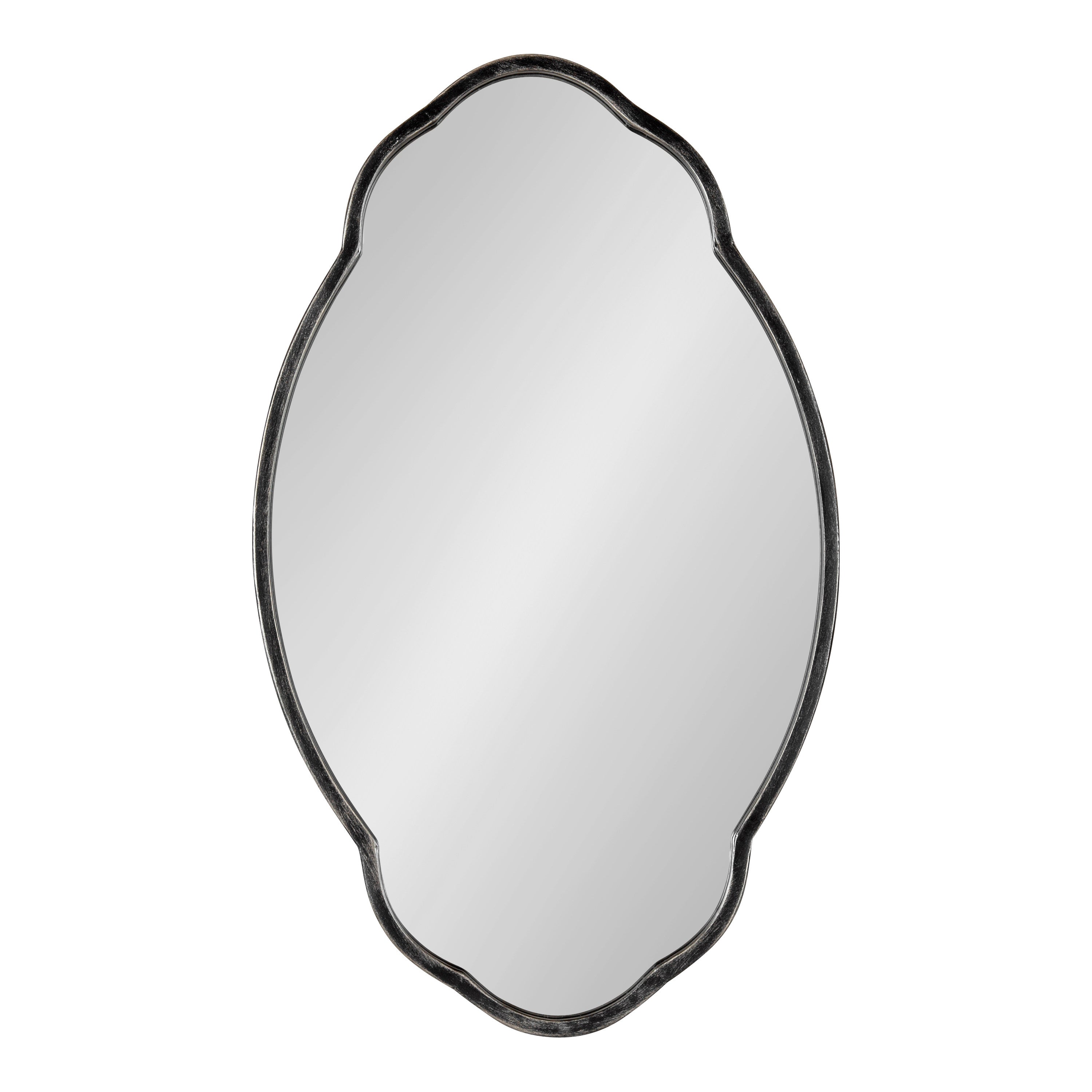 Magritte Scalloped Oval Wall Mirror