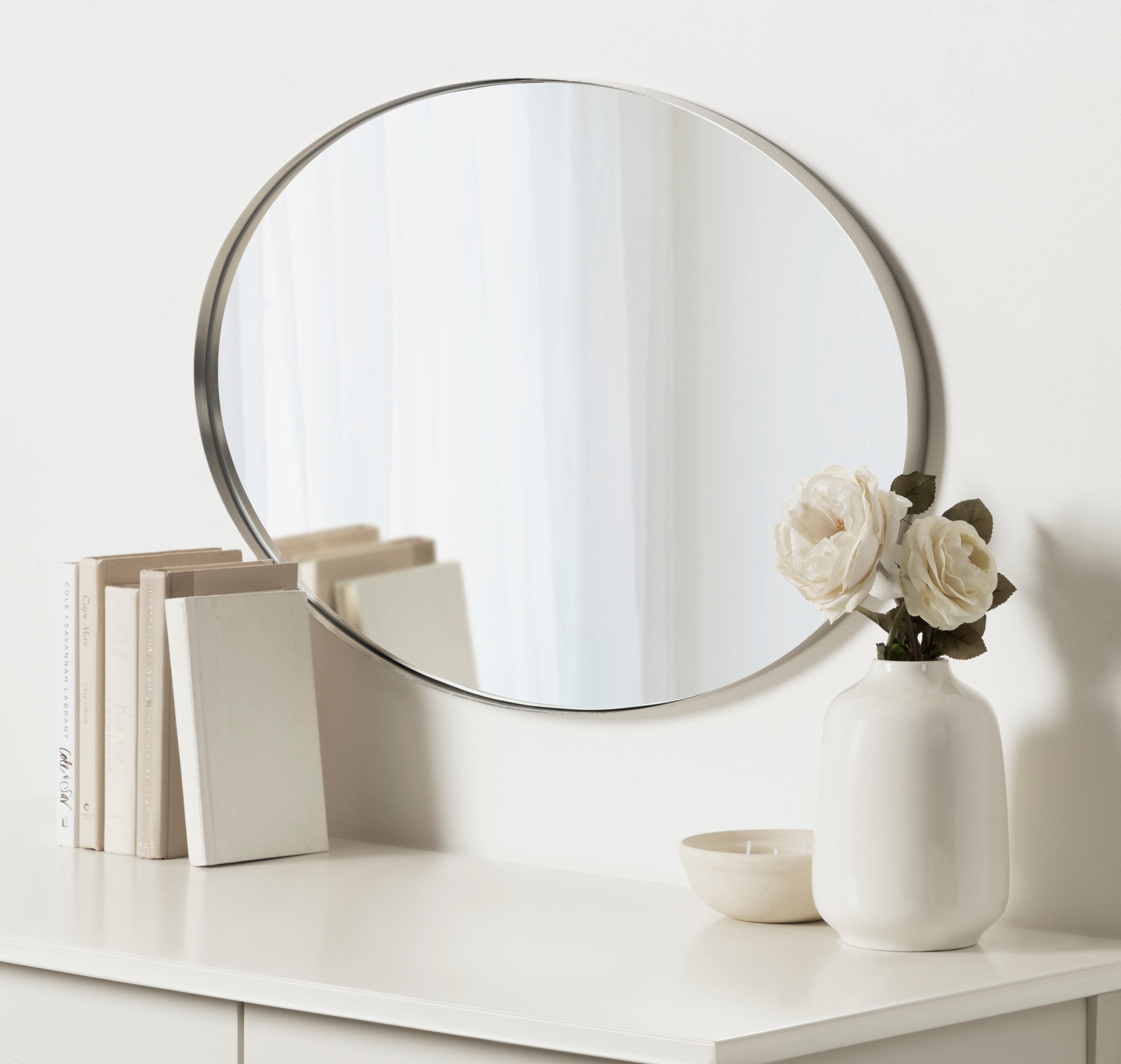 Rollo Oval Framed Wall Mirror