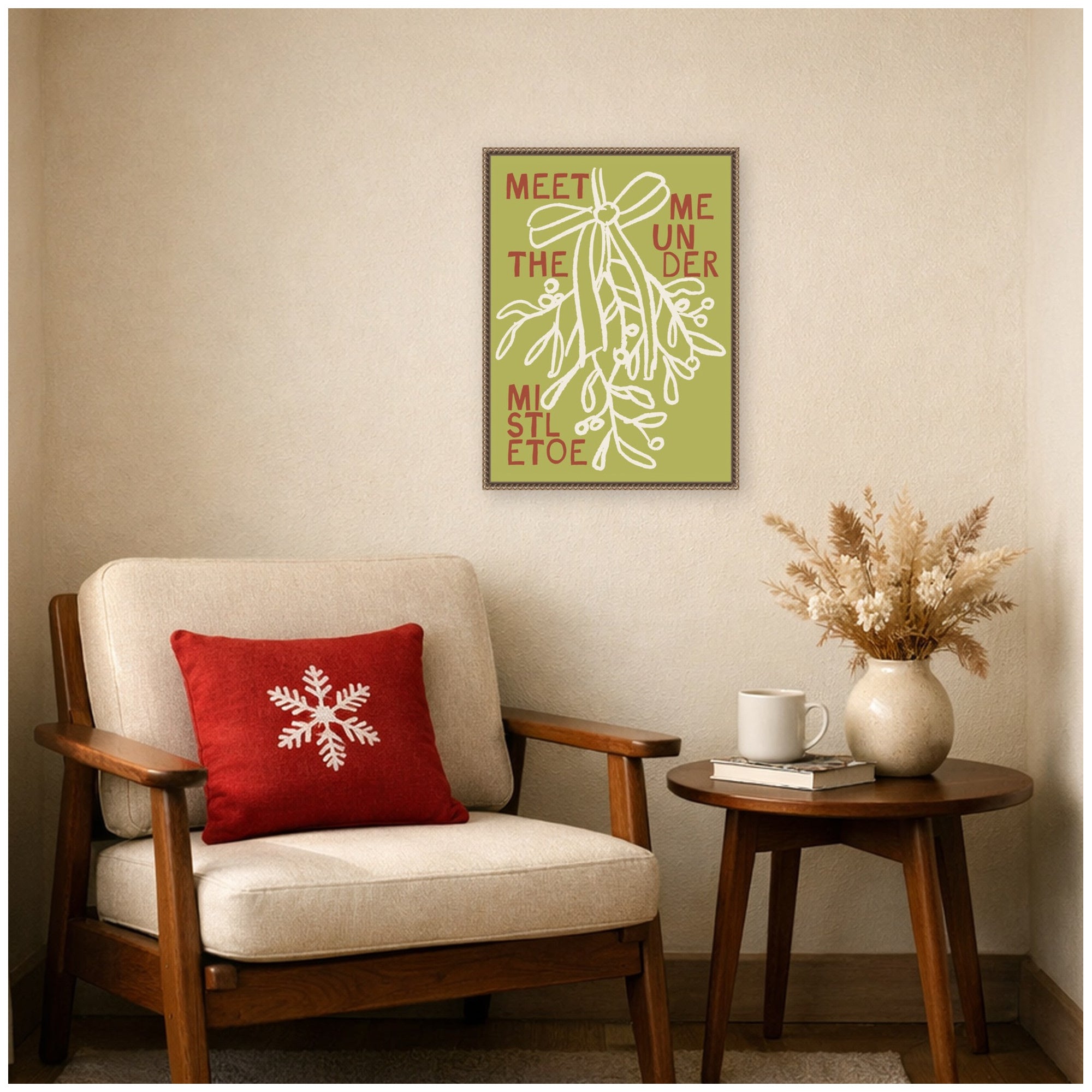 Framed Canvas Sylvie Beaded Dark Gold 18x24 6