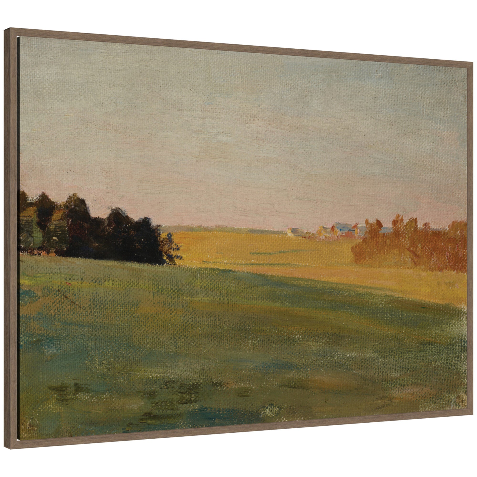 Framed Canvas 38 x 28 Sylvie Walnut 1