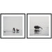 Framed Art Set Svelte Noir Black 2 Piece Set 33x33 1