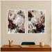 Art Set 2 Piece Set 18x24 Sylvie Beaded White 5