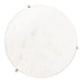 Side Table White Silver 15x15x24 4