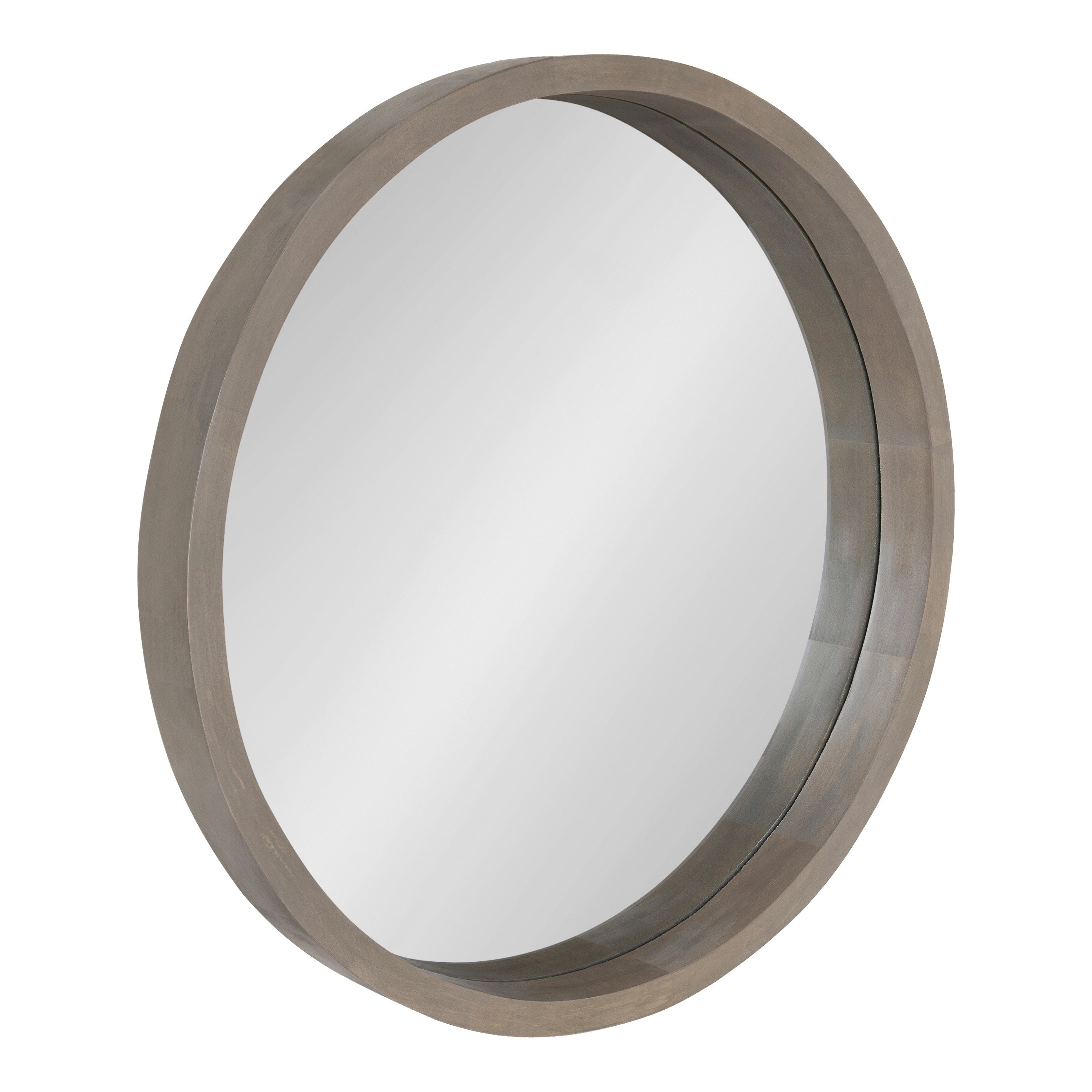 Round Mirror Gray 22" Diameter 1
