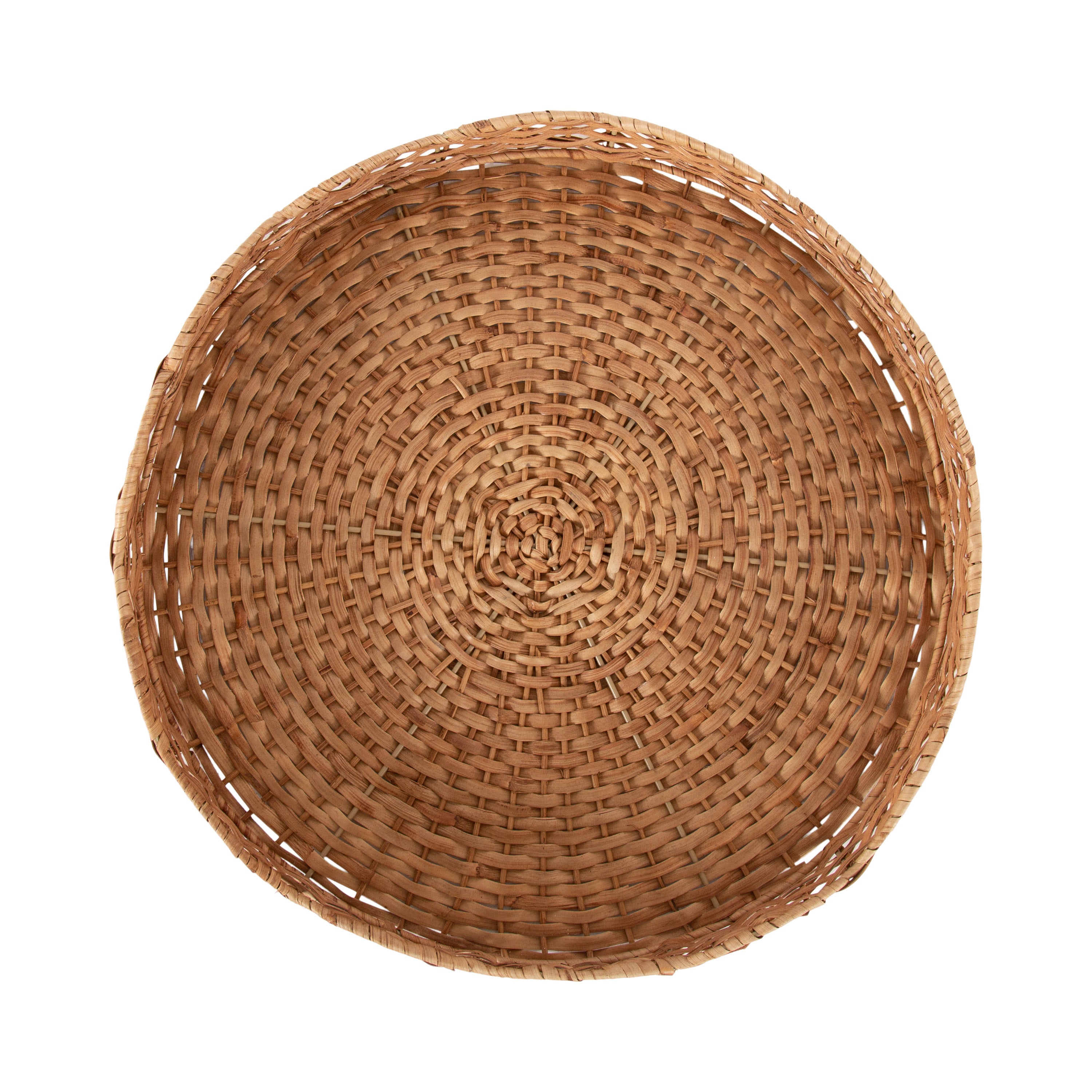 Kate and Laurel Wavley Rattan Tray